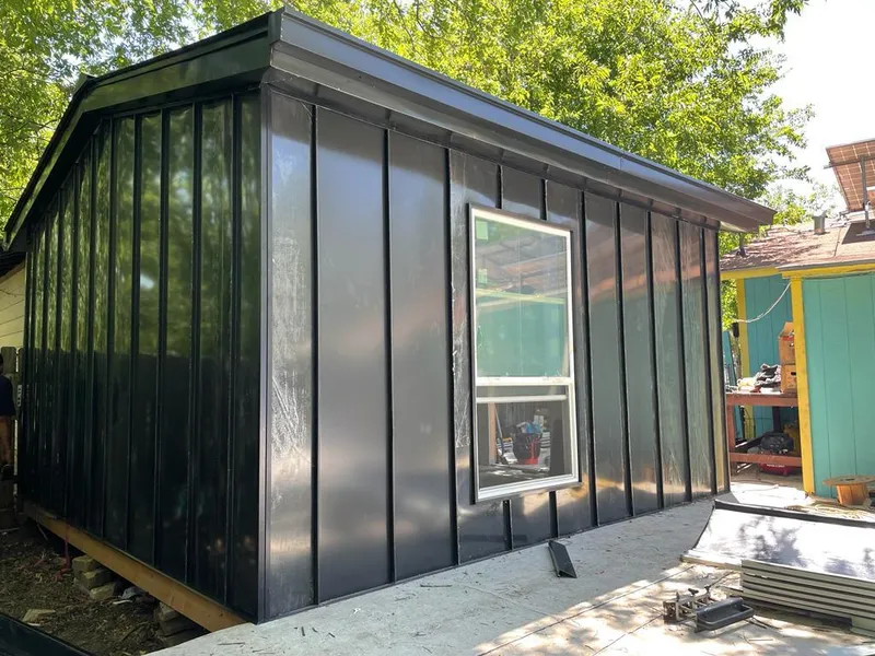 Black standing seam metal wall panels for Roof Inspection in Moraga